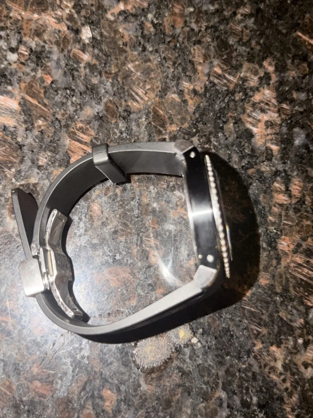 Gucci Dive black stainless watch